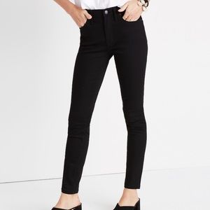 NEW Madewell 9" Skinny Jeans in ISKO Stay Black